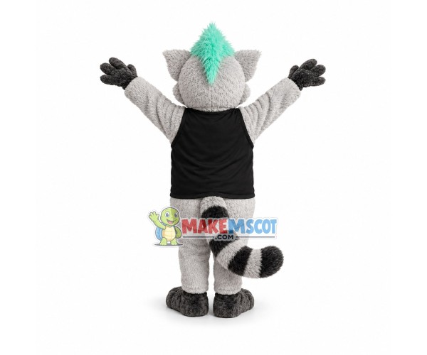 Flexible Acrobat Raccoon Mascot Costume Flexible Acrobat Raccoon Mascot Costume