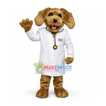 Rescued Doctor Dog Mascot Costume For Medical Plan