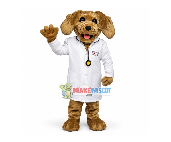 Rescued Doctor Dog Mascot Costume For Medical Plan Rescued Doctor Dog Mascot Costume For Medical Plan