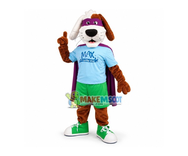 Command Dog In The Cloak Mascot Costume Command Dog In The Cloak Mascot Costume