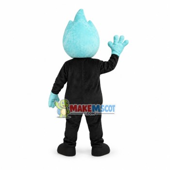 Black & Blue Gas Doll Mascot Costume Black & Blue Gas Doll Mascot Costume