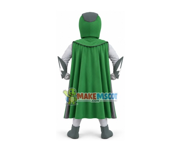 Storm Man Of Justice Mascot Costume Storm Man Of Justice Mascot Costume