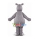 Gray Little Hippo Mascot Costume Gray Little Hippo Mascot Costume
