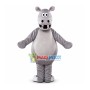 Gray Little Hippo Mascot Costume