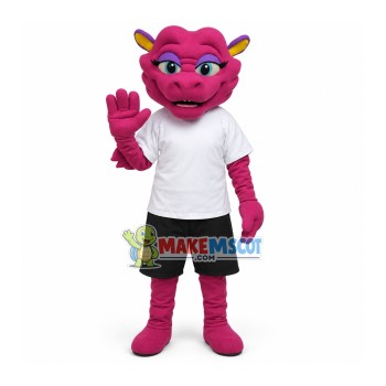 Enchanting Female Dragon Mascot Costume Enchanting Female Dragon Mascot Costume