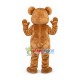 Brown Bear With Raised Eyebrows Mascot Costume Brown Bear With Raised Eyebrows Mascot Costume