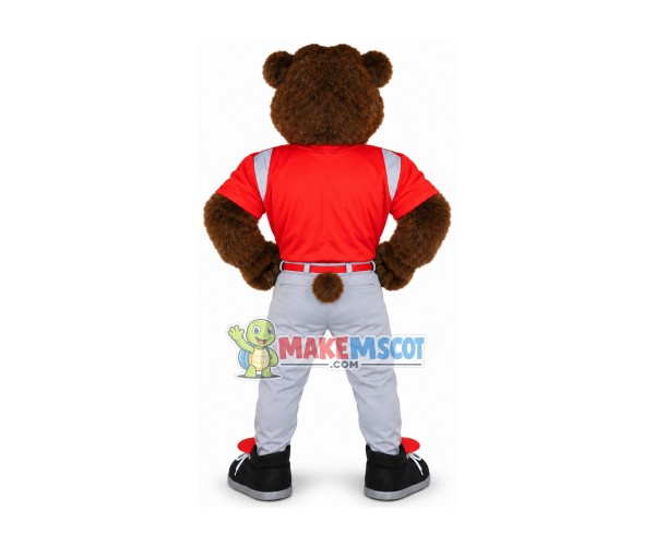 Ferocious Brown Bear Of Team Mascot Costume Ferocious Brown Bear Of Team Mascot Costume