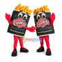 Famous Cartoon Crab Fries Mascot Costume