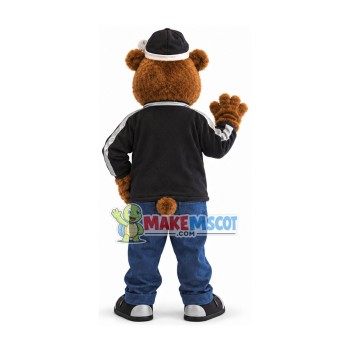 Positive Coach Bear Mascot Costume Positive Coach Bear Mascot Costume