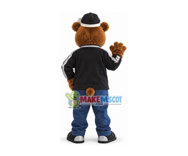 Positive Coach Bear Mascot Costume Positive Coach Bear Mascot Costume