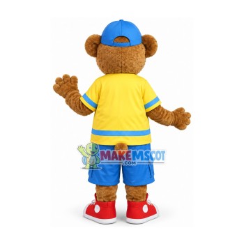 Healthy Brown Bear Of Hospital Mascot Costume