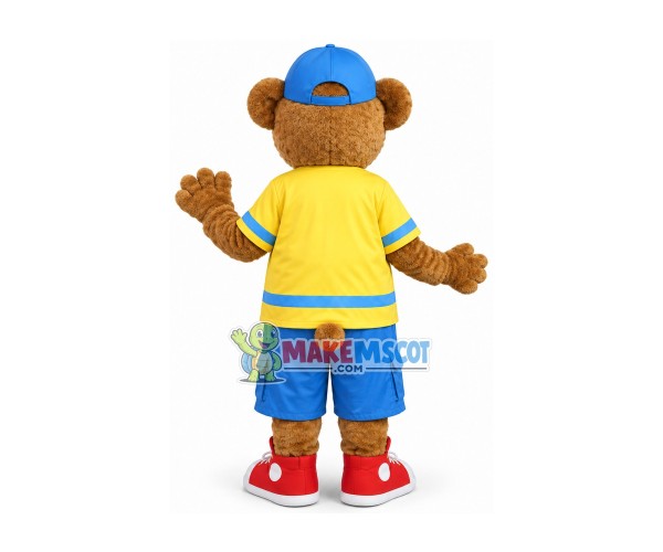 Healthy Brown Bear Of Hospital Mascot Costume Healthy Brown Bear Of Hospital Mascot Costume