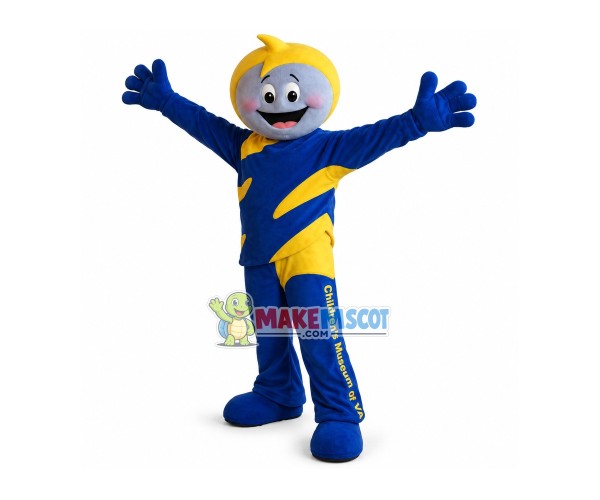 Sunny Blue Doll Mascot Costume For Children Sunny Blue Doll Mascot Costume For Children