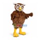 Owl Mascot Costume With White Fur On Face Owl Mascot Costume With White Fur On Face
