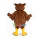 Owl Mascot Costume With White Fur On Face Owl Mascot Costume With White Fur On Face