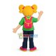 Blonde Foreign Elementary School Student Mascot Costume Blonde Foreign Elementary School Student Mascot Costume