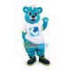 Blue Bear Commissioner Mascot Costume Blue Bear Commissioner Mascot Costume