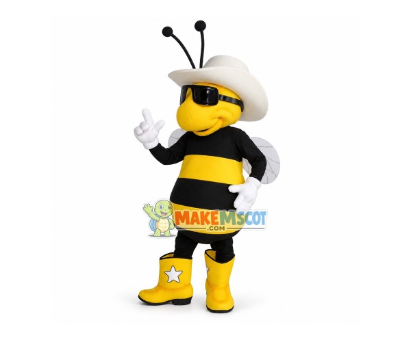 Singing Bee Of Music Festival Mascot Costume Singing Bee Of Music Festival Mascot Costume