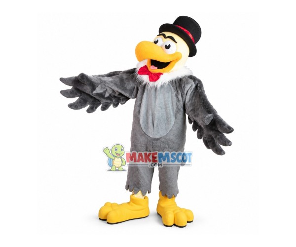 Etiquette Gentleman Eagle Mascot Costume Etiquette Gentleman Eagle Mascot Costume