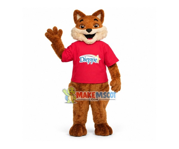 The Friendly Fox Of The Hotel Mascot Costume The Friendly Fox Of The Hotel Mascot Costume