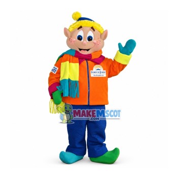Cartoon Elf Of City Symbol Mascot Costume
