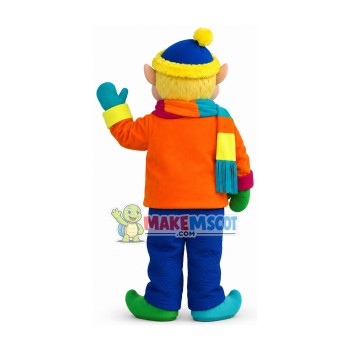 Cartoon Elf Of City Symbol Mascot Costume Cartoon Elf Of City Symbol Mascot Costume