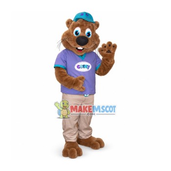 Professional Plush Brown Squirrel Mascot Costume
