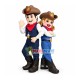One Pair Of Cowboy Partner Mascot Costume One Pair Of Cowboy Partner Mascot Costume