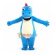 Blue Big Mouth Stegosaurus Mascot Costume Blue Big Mouth Stegosaurus Mascot Costume