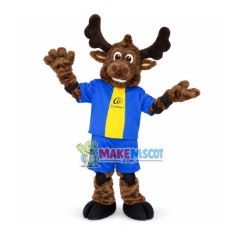 Meaningful Moose Mascot Costume For Equipment Developer