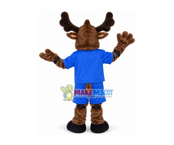 Meaningful Moose Mascot Costume For Equipment Developer Meaningful Moose Mascot Costume For Equipment Developer