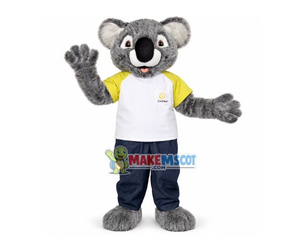 Gentle Koala Of Cochlear Company Mascot Costume Gentle Koala Of Cochlear Company Mascot Costume