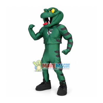 Ferocious Muscular Python Mascot Costume Ferocious Muscular Python Mascot Costume