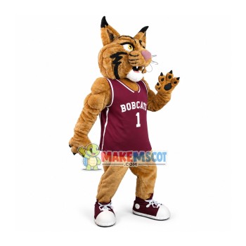 Powerful Basketball Player Tiger Mascot Costume