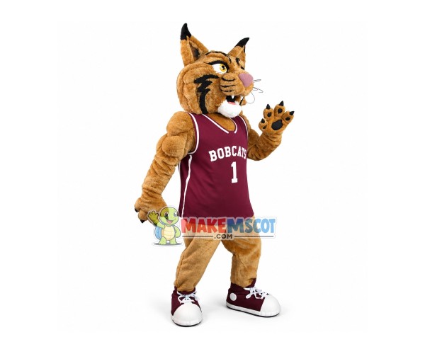 Powerful Basketball Player Tiger Mascot Costume