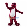 Vivid Burgundy Dragon Mascot Costume
