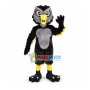 Strong Black & Grey Owl Mascot Costume