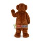 Brown Mammoth With Fangs Mascot Costume Brown Mammoth With Fangs Mascot Costume
