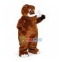 Brown Mammoth With Fangs Mascot Costume