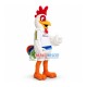 High-spirited White Soft Rooster Mascot Costume High-spirited White Soft Rooster Mascot Costume