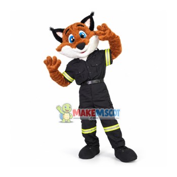 Caring Guard Fox Mascot Costume Caring Guard Fox Mascot Costume
