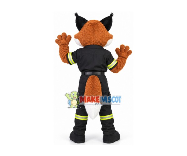 Caring Guard Fox Mascot Costume Caring Guard Fox Mascot Costume