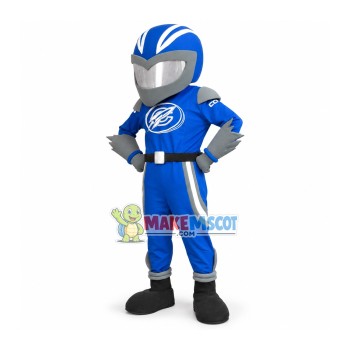Professional Racer Of Rocket Team Mascot Costume Professional Racer Of Rocket Team Mascot Costume