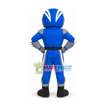 Professional Racer Of Rocket Team Mascot Costume Professional Racer Of Rocket Team Mascot Costume