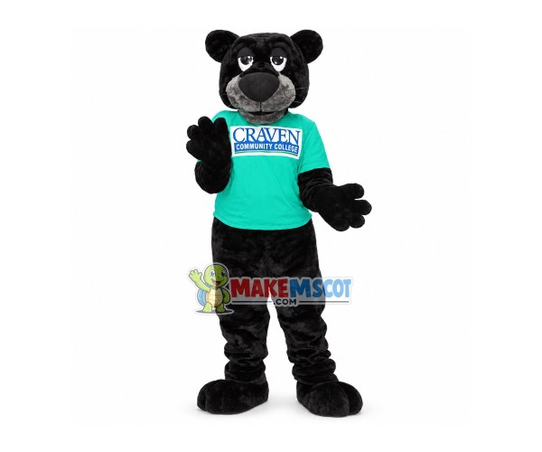 Black Panther of Community College Mascot Costume