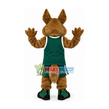 Sport Dog With Whole Green Set Mascot Costume