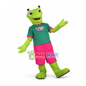 The Vigorous Frog of Cyber Expo Mascot Costume