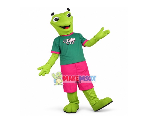 The Vigorous Frog of Cyber Expo Mascot Costume The Vigorous Frog of Cyber Expo Mascot Costume
