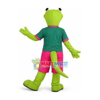 The Vigorous Frog of Cyber Expo Mascot Costume The Vigorous Frog of Cyber Expo Mascot Costume