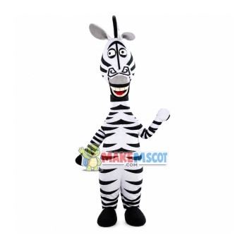 Adult Style Zebra Mascot Funny Costume
